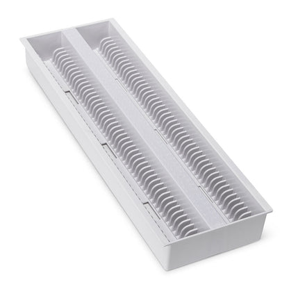 Slide Draining Trays, 100-Place ABS for up to 200 Slides — 5 Colors, Each or Case of 12 | Globe Scientific