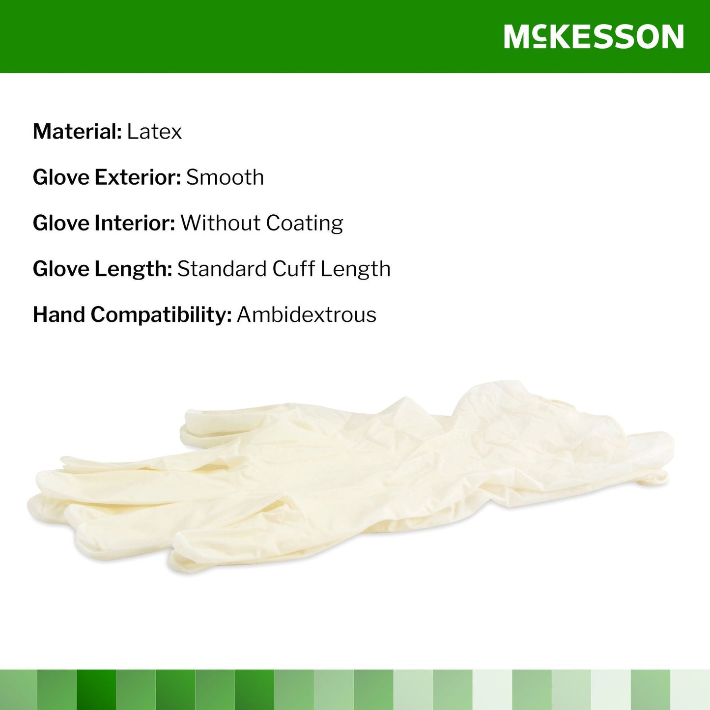 McKesson Confiderm® Latex Exam Gloves, Ivory - view 3