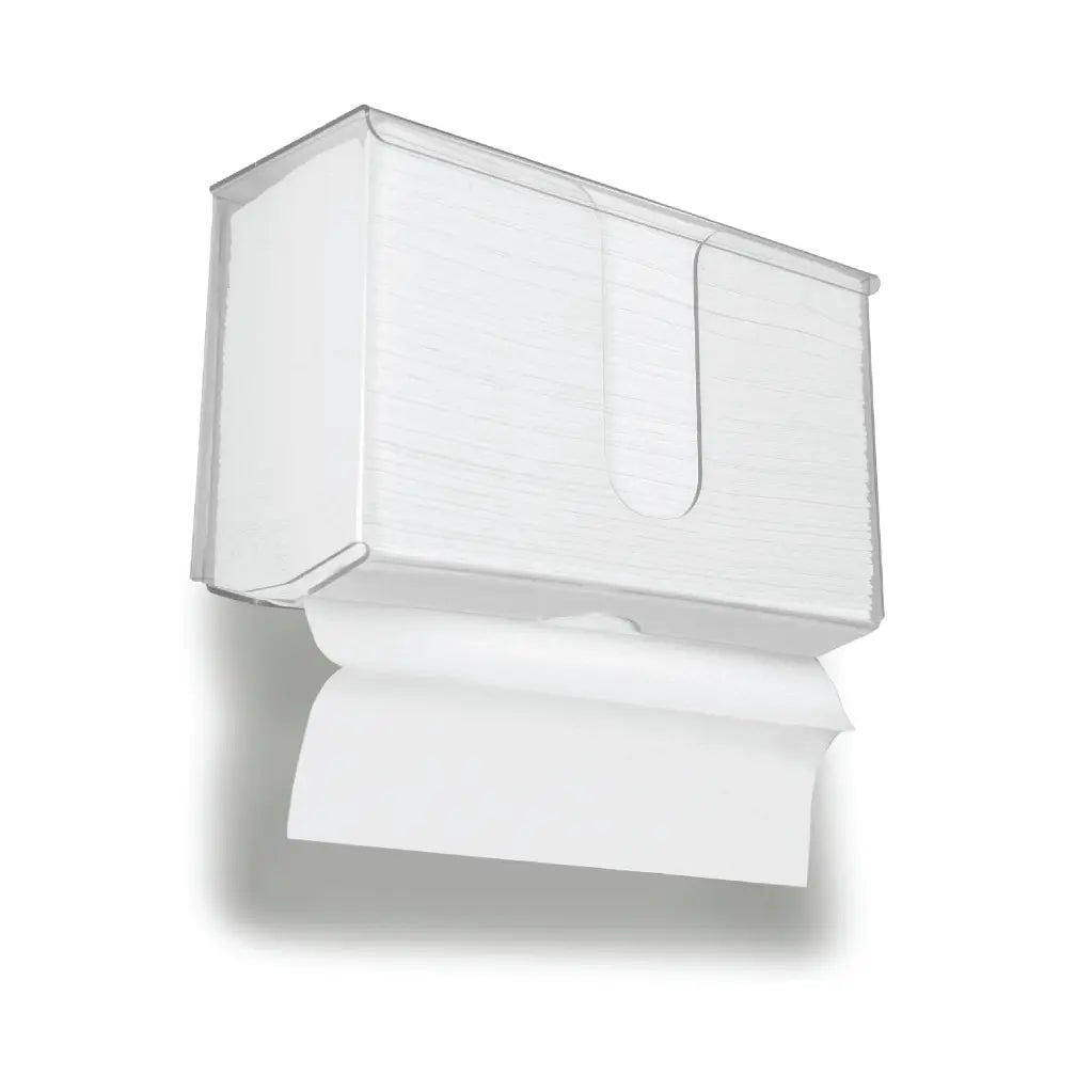 TrippNT 51353 Paper Towel Holder with Lid Closed Sealed Position View