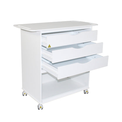 TrippNT 51731 MRI Extra Wide Core Cart - Side Profile 17.875-Inch Compact Depth