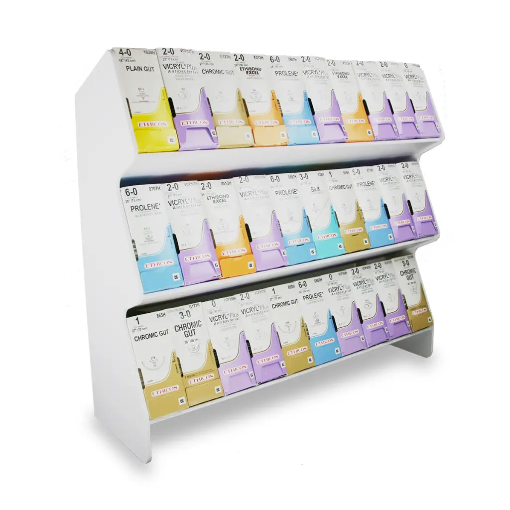 TrippNT 51829 Suture Shelf - OR or Procedure Room Wall-Mounted Suture Supply Application