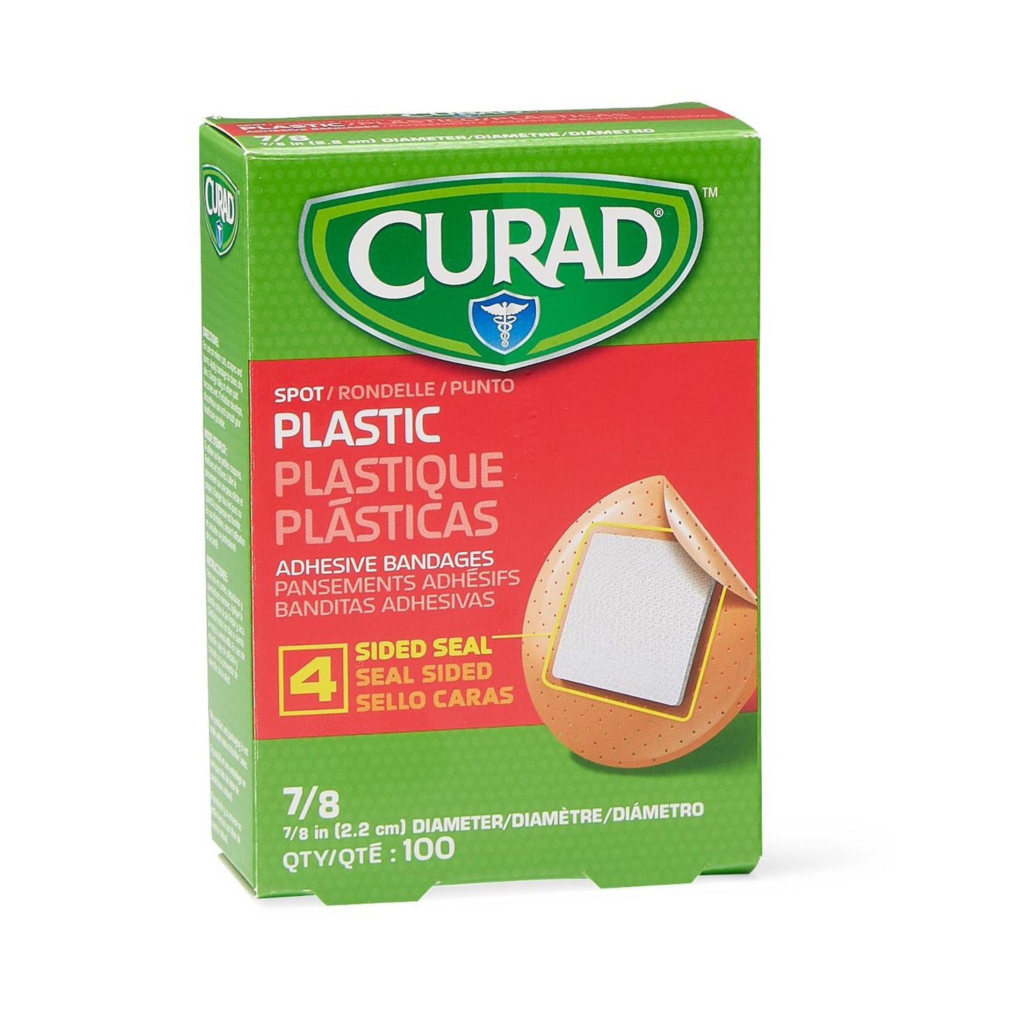 Curad® Round Tan Adhesive Spot Bandage