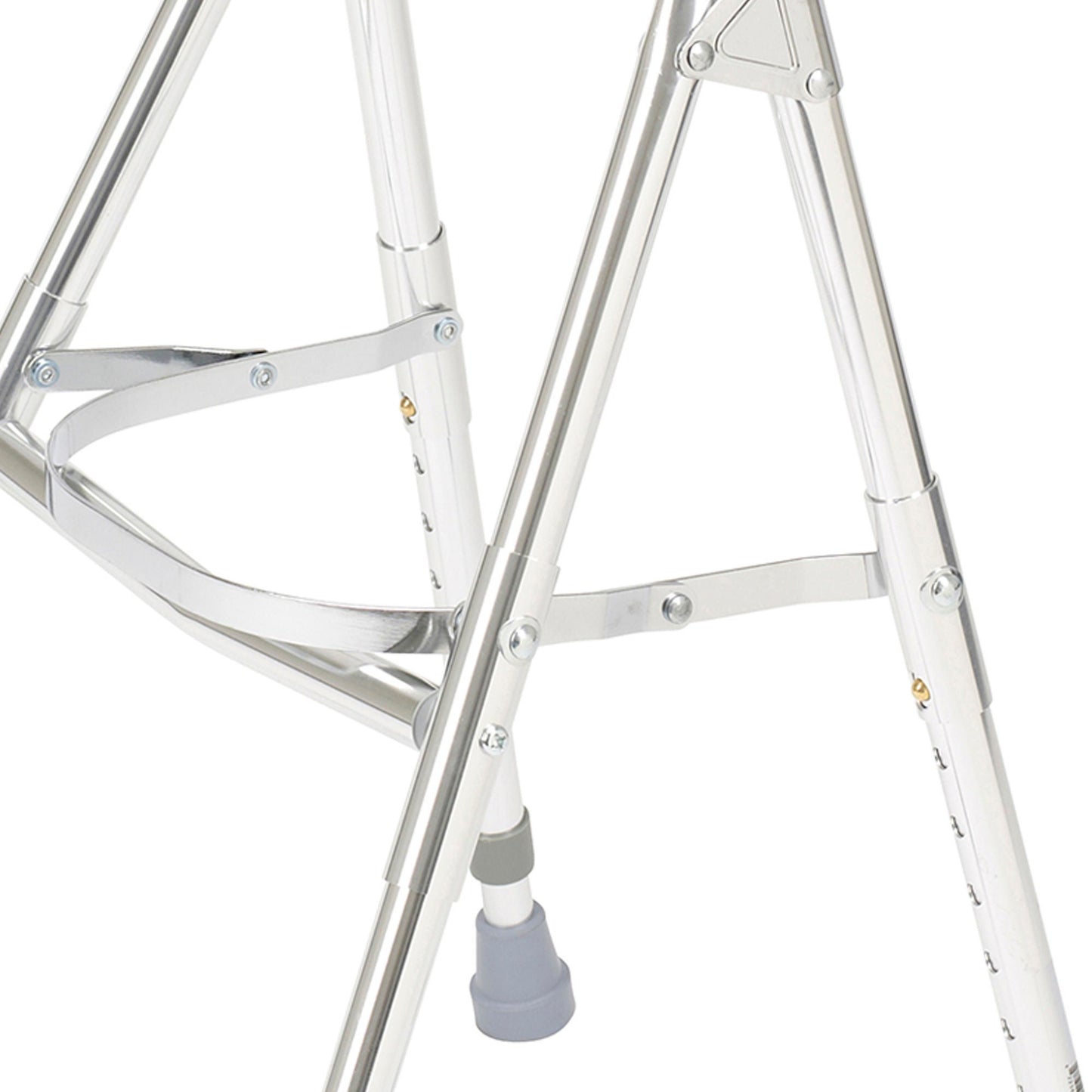 drive™ Hemi Aluminum Side Step Folding Walker, 29.5 – 37 Inch Height