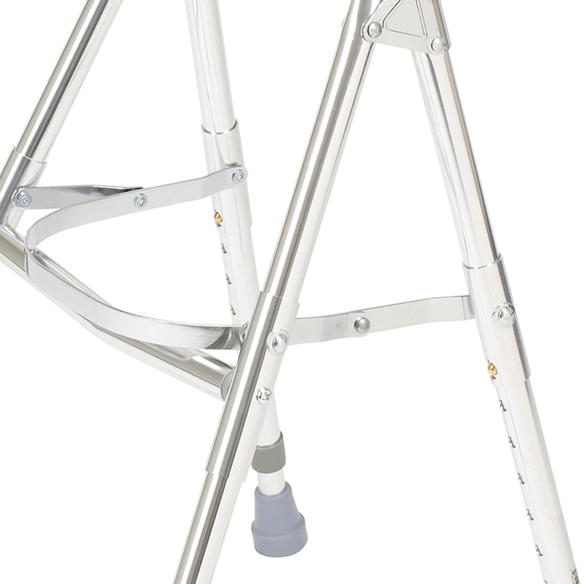 drive™ Hemi Aluminum Side Step Folding Walker, 29.5 – 37 Inch Height