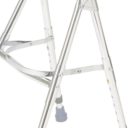 drive™ Hemi Aluminum Side Step Folding Walker, 29.5 – 37 Inch Height