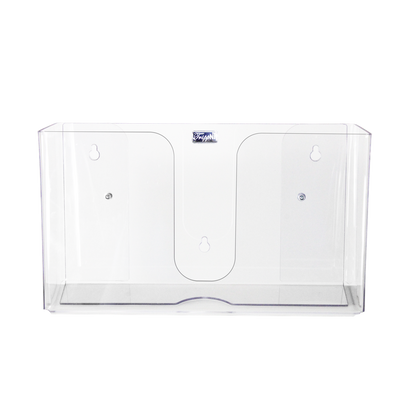 TrippNT 51912 Clear Paper Towel Holder Angle View Open Top Access