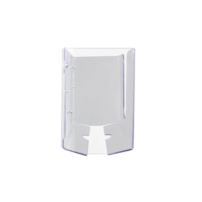 TrippNT 51912 Wide Clear Dual Paper Towel Holder Bottom Angled Slot Dispensing Detail