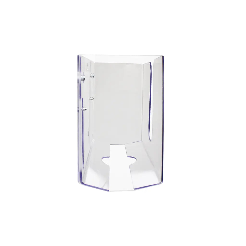 TrippNT 51937 Narrow Paper Towel Holder - Clear PETG Stock Visibility Side Profile