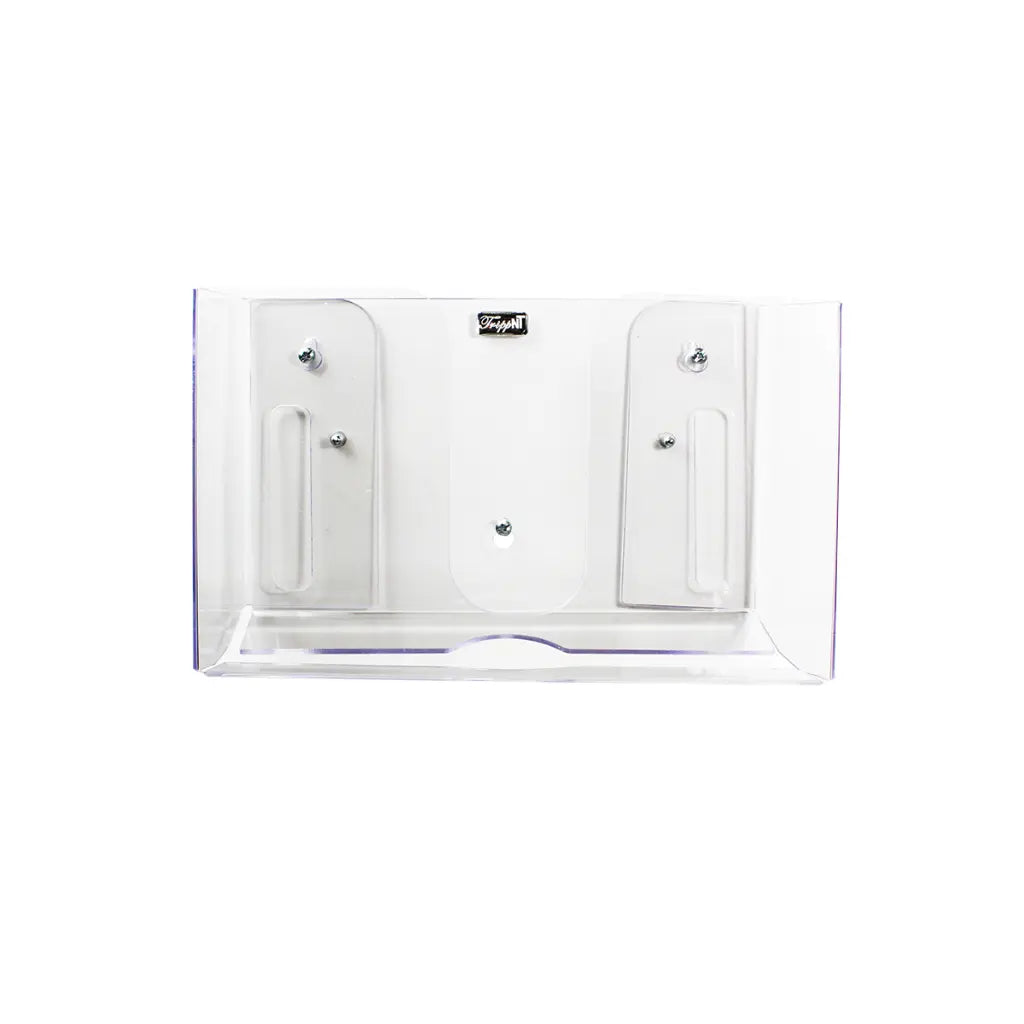 TrippNT 51937 Narrow Paper Towel Holder - Bottom Angled Slot Single-Sheet Dispensing Access