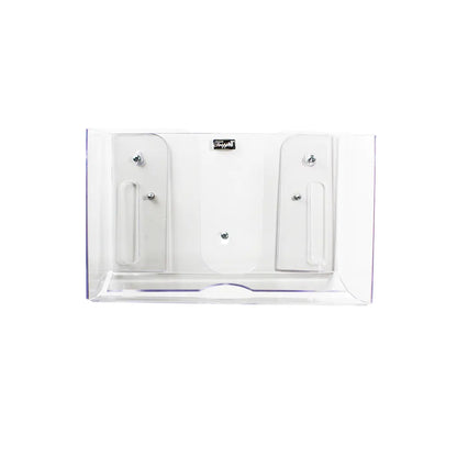 TrippNT 51937 Narrow Paper Towel Holder - Bottom Angled Slot Single-Sheet Dispensing Access