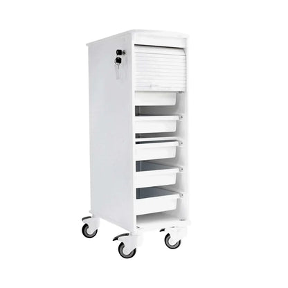 TrippNT 51976 Narrow Locking Cart - Narrow Alcove Clinical Installation Context