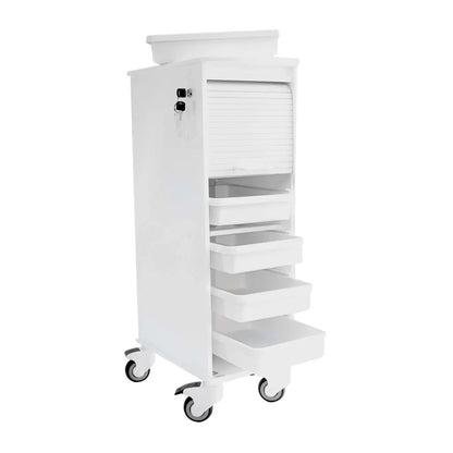 TrippNT 51976 Narrow Locking Cart - Supply Loading Configuration Lifestyle Shot