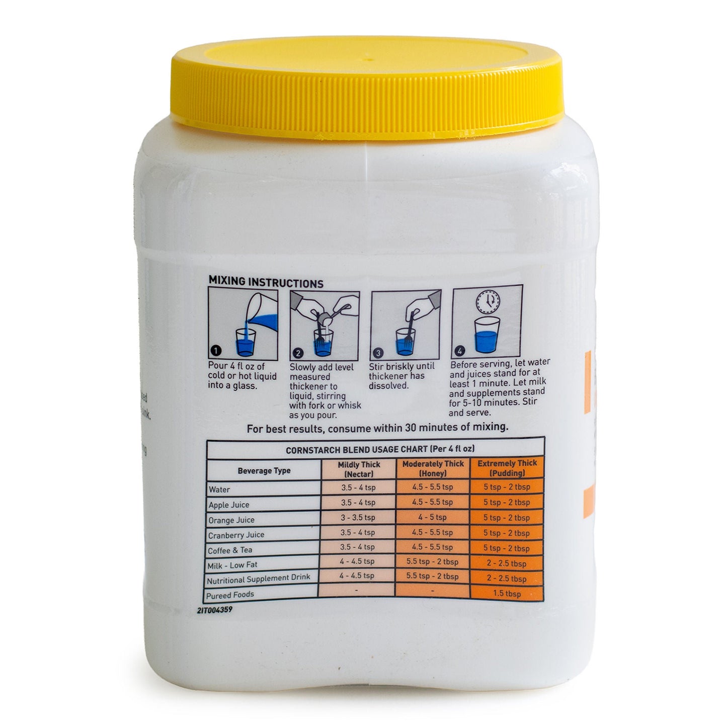 McKesson Food and Beverage Thickener Canister Unflavored Powder IDDSI Level 0 Thin