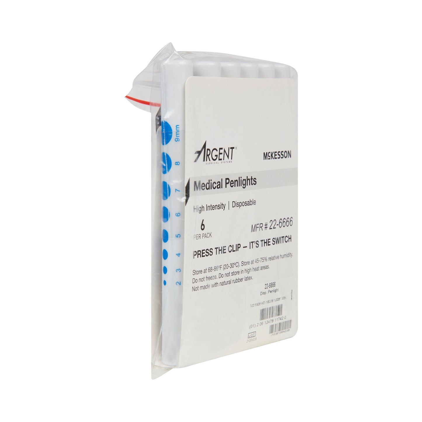 McKesson Disposable Penlight White Light, 4.5 Inch