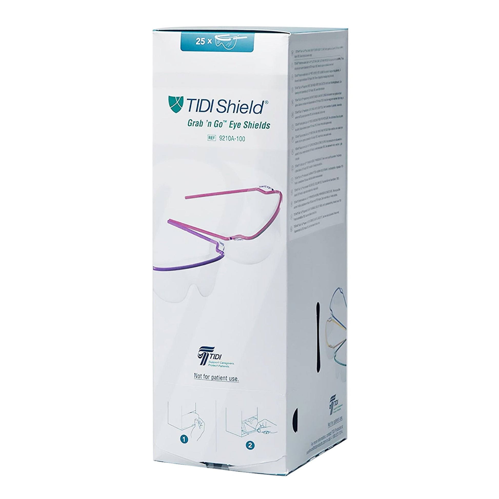 TIDIShield® Grab 'n Go™ Eye Shields with Dispenser
