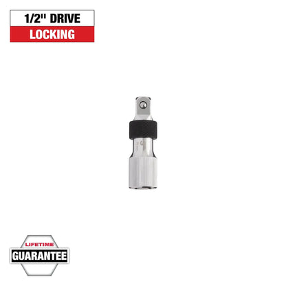Milwaukee 1/2" Drive 3" Locking Extension 43-24-9306 | 1/2 in Drive, Chrome Vanadium Steel