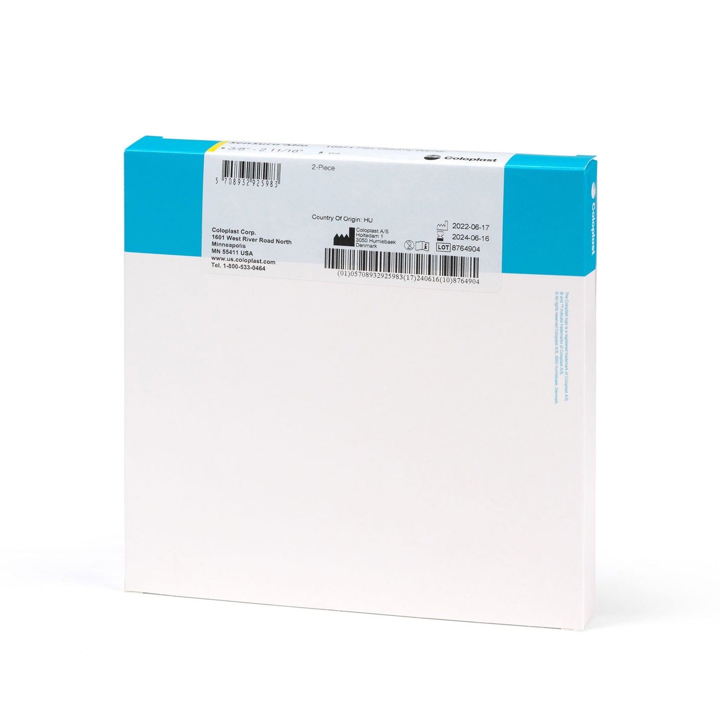 SenSura® Mio Flex Ostomy Barrier, Trim to Fit , Yellow Match