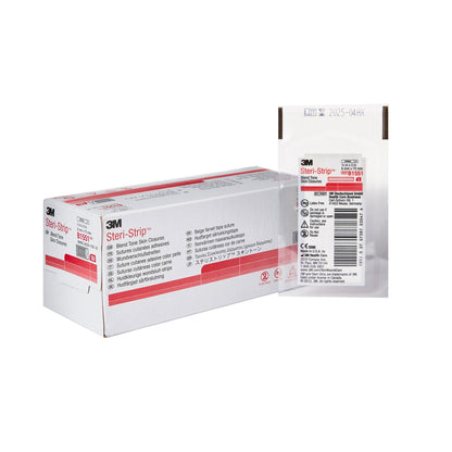 3M Steri-Strip Blend Tone Skin Closures, Beige, nonwoven