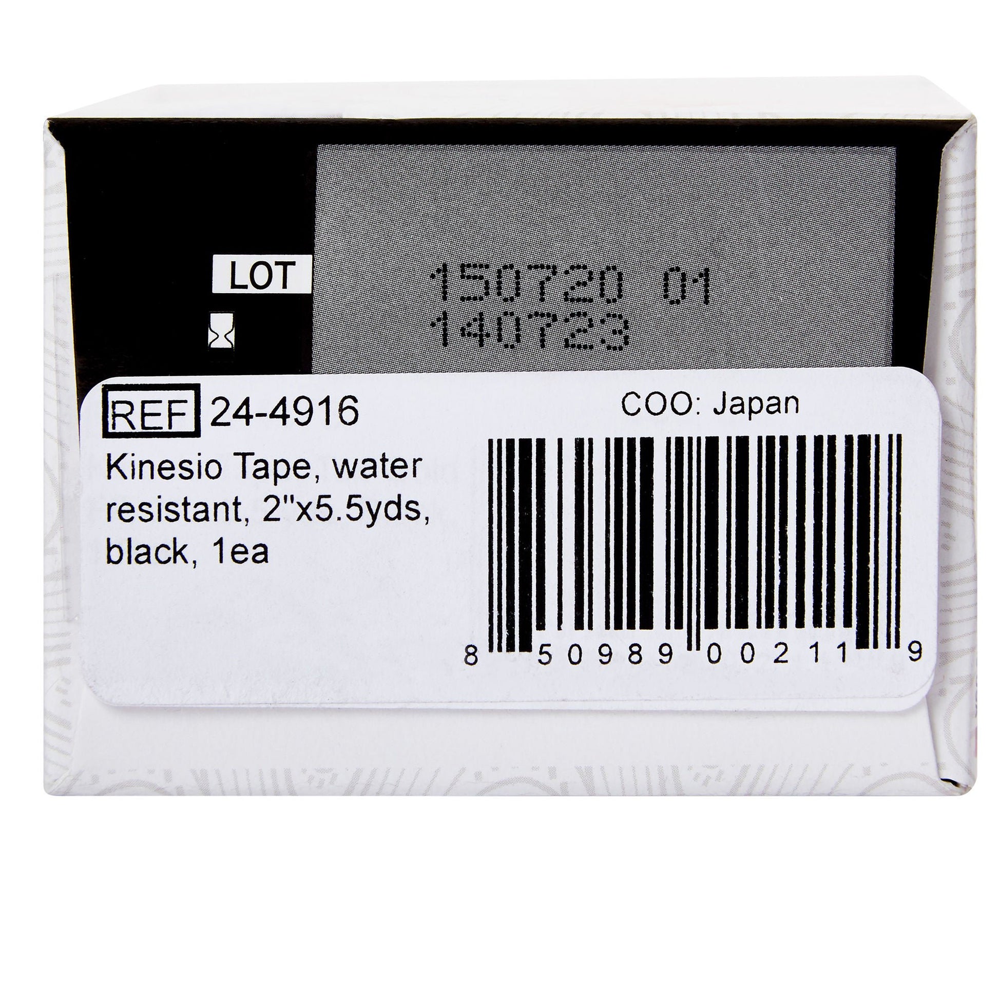 Kinesio® Tex Gold™ Cotton Kinesiology Tape, Black