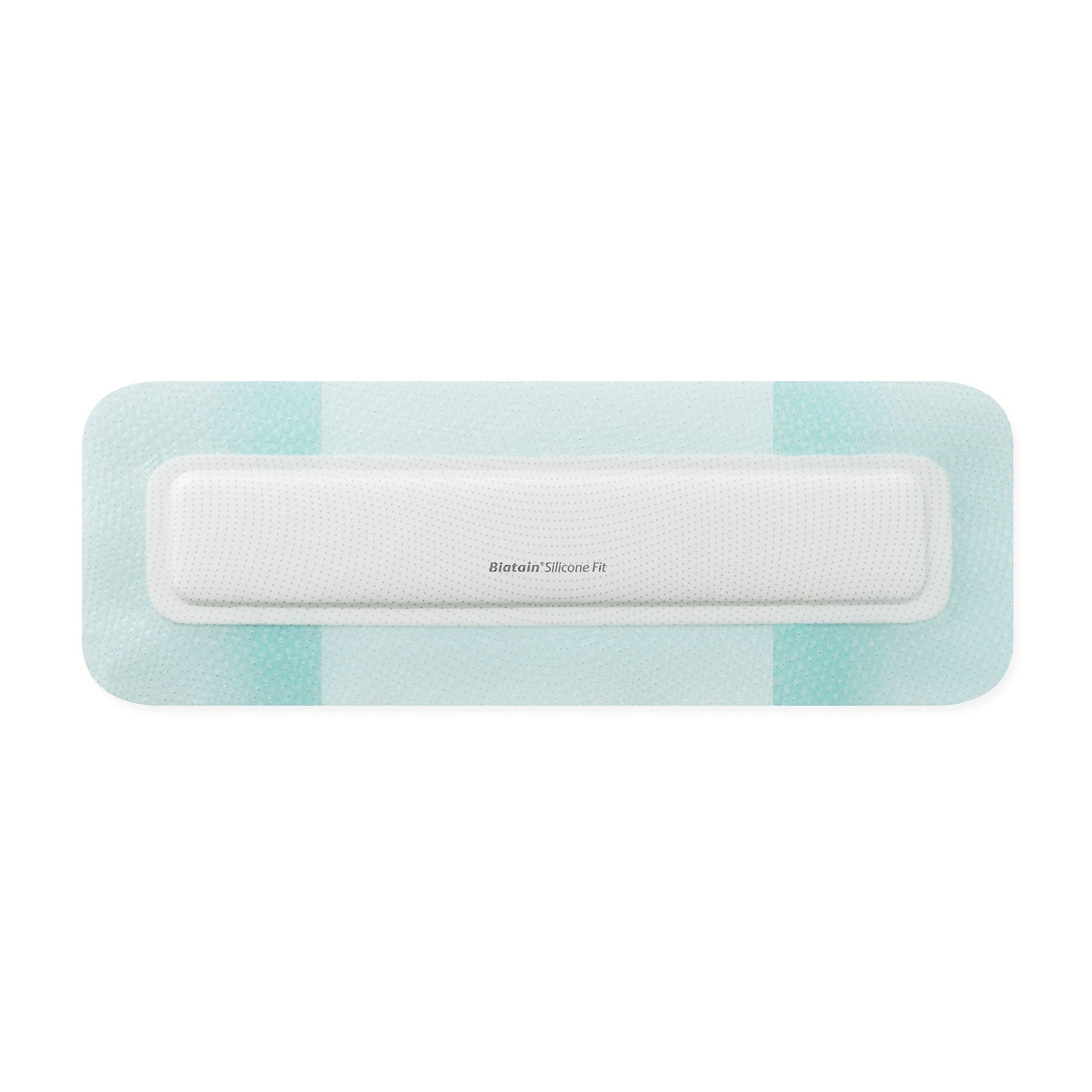 Biatain Silicone Fit Silicone Foam Dressing With Border Film Backing Silicone Adhesive Rectangle