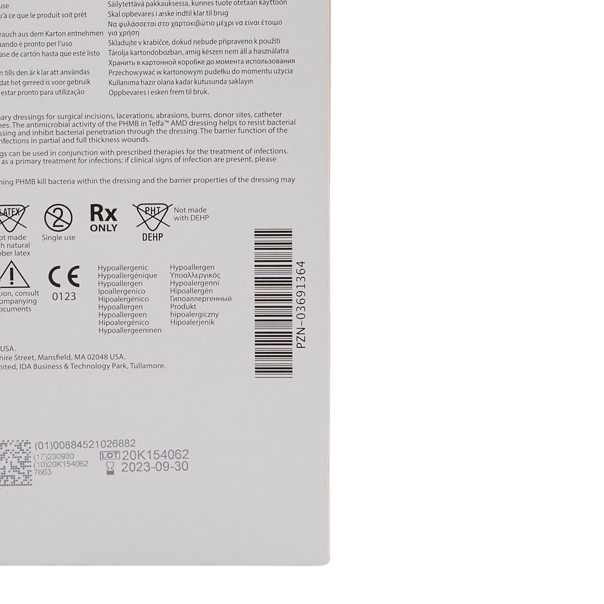 Telfa™ Impregnated Antimicrobial Dressing