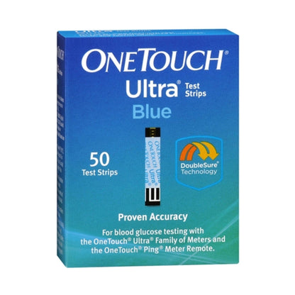 OneTouch Ultra Blood Glucose Test Strips 50 Strips For OneTouch Ultra Blood Glucose Meter