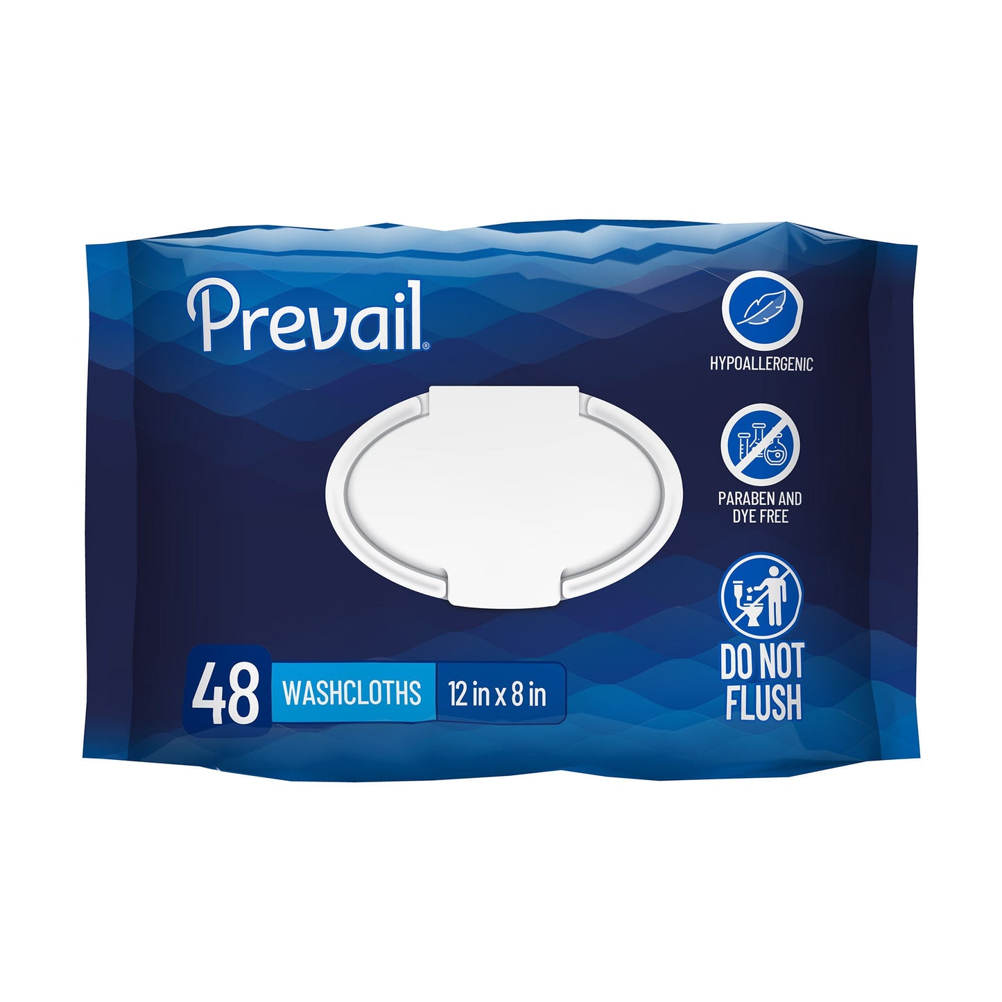 Prevail® Personal Cleansing Wipe, Soft Pack, Aloe, Vitamin E