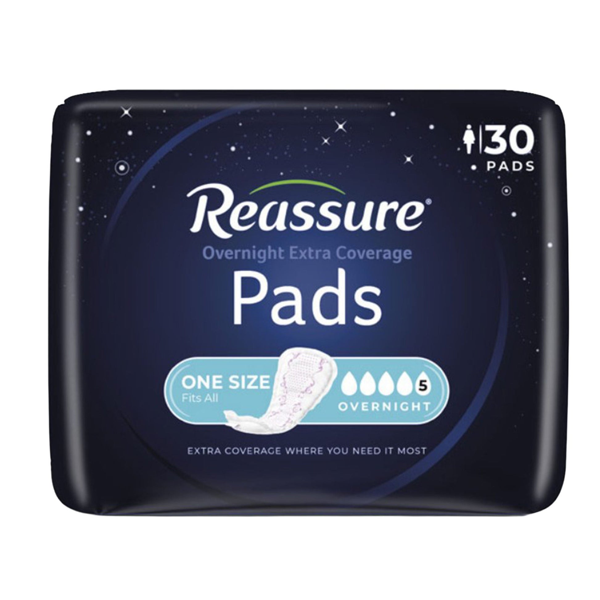 Reassure® Extra Coverage Pad, Overnight