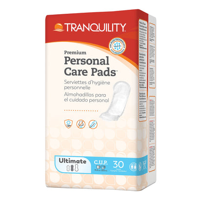 Tranquility Premium Ultimate Bladder Control Pad 13-7/10 Inch Length Heavy Absorbency Super Absorbent Core