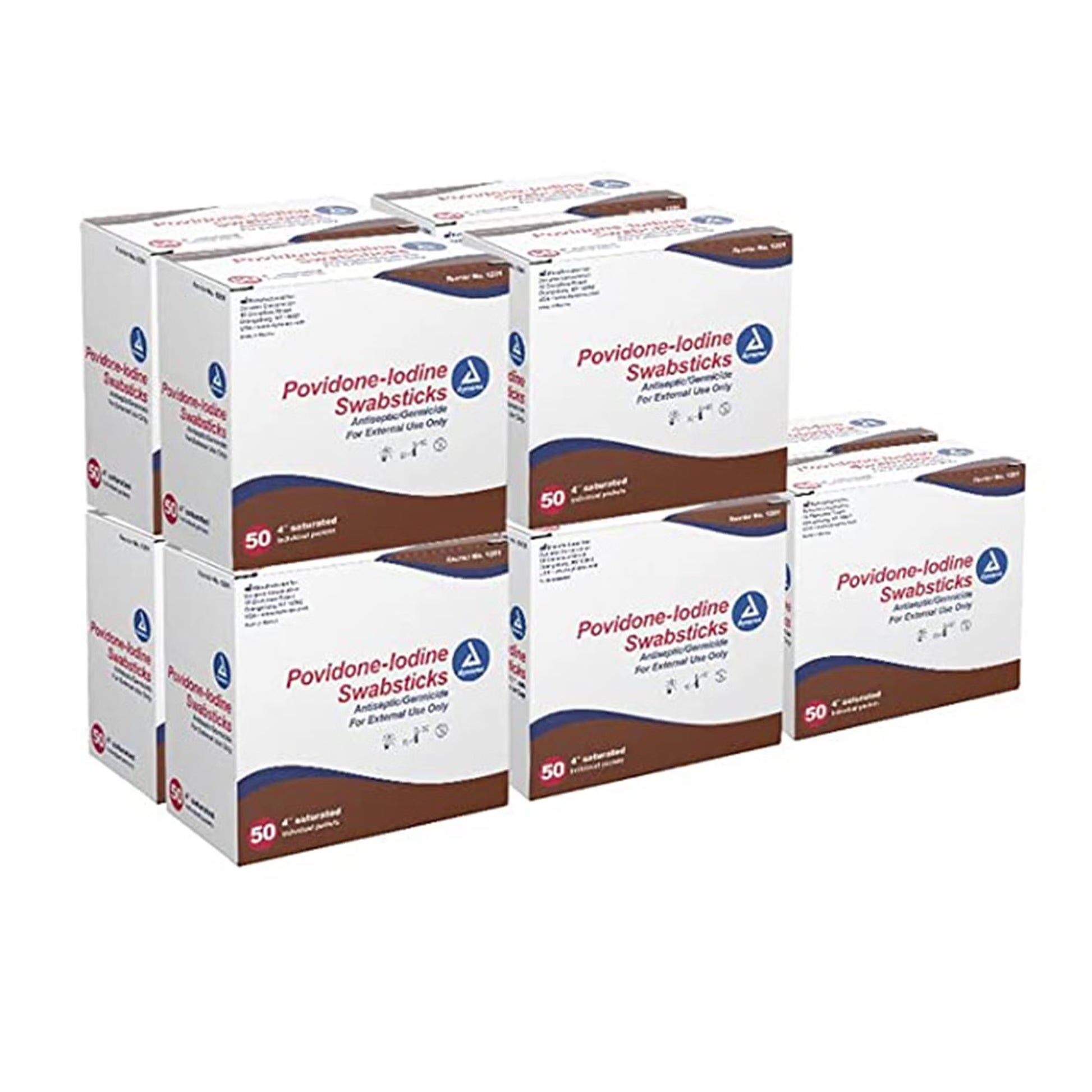 dynarex Povidone Iodine Impregnated Swabstick