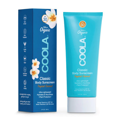 Coola® Classic Body Sunscreen SPF 30 Tropical Coconut Scent, Tube