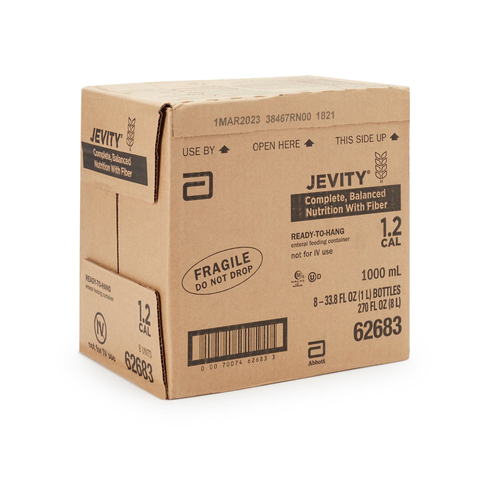 Jevity® 1.2 Cal Tube Feeding Formula, Ready to Hang Carton