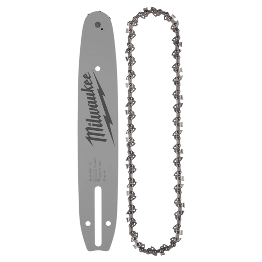 Milwaukee 10" 3/8" LOW PROFILE Pitch, .043" Gauge Saw Chain and Guide Bar Set 49-16-2849
