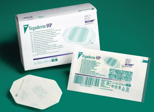 3M™ Tegaderm™ HP Transparent Film Dressing, 4 x 4¾ Inch Oval
