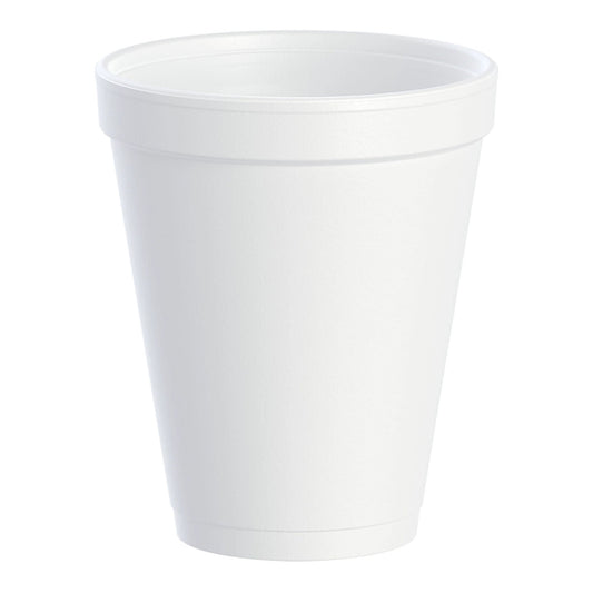 Dart® White Styrofoam Drinking Cup, capacity