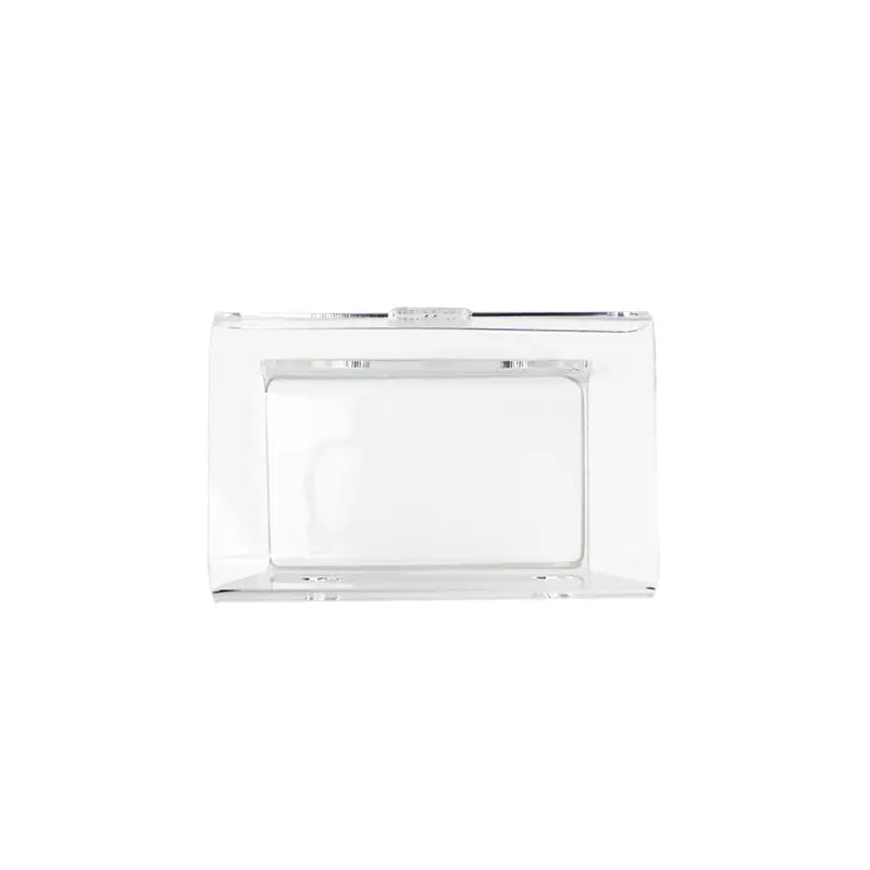 TrippNT 53041 Small Clear Kimwipe Holder - Keyhole Wall Mount and Hardware Detail