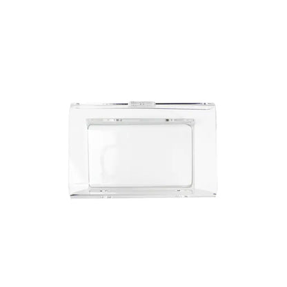 TrippNT 53041 Small Clear Kimwipe Holder - Keyhole Wall Mount and Hardware Detail
