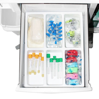 TrippNT 53292 Phlebotomy Pro Mini Cart Tente Caster 5-Inch Detail