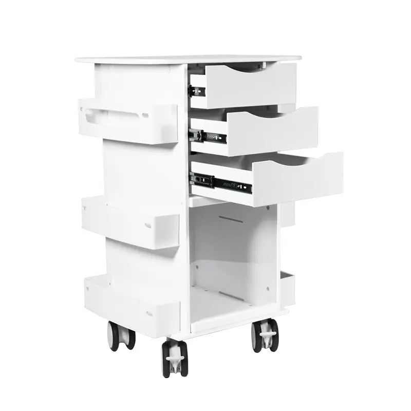 TrippNT 53370 Core DX Sliding Door Cart - Side Profile Showing 19.625-Inch Depth