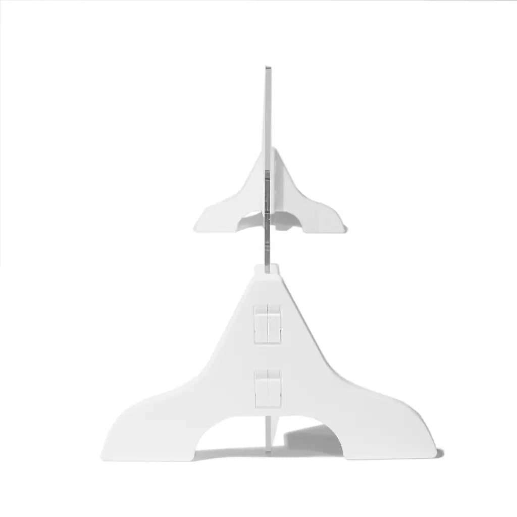 TrippNT 53408 Biohazard Shield - Side Profile Showing HDPE Snap-In Base and 13.375-Inch Depth