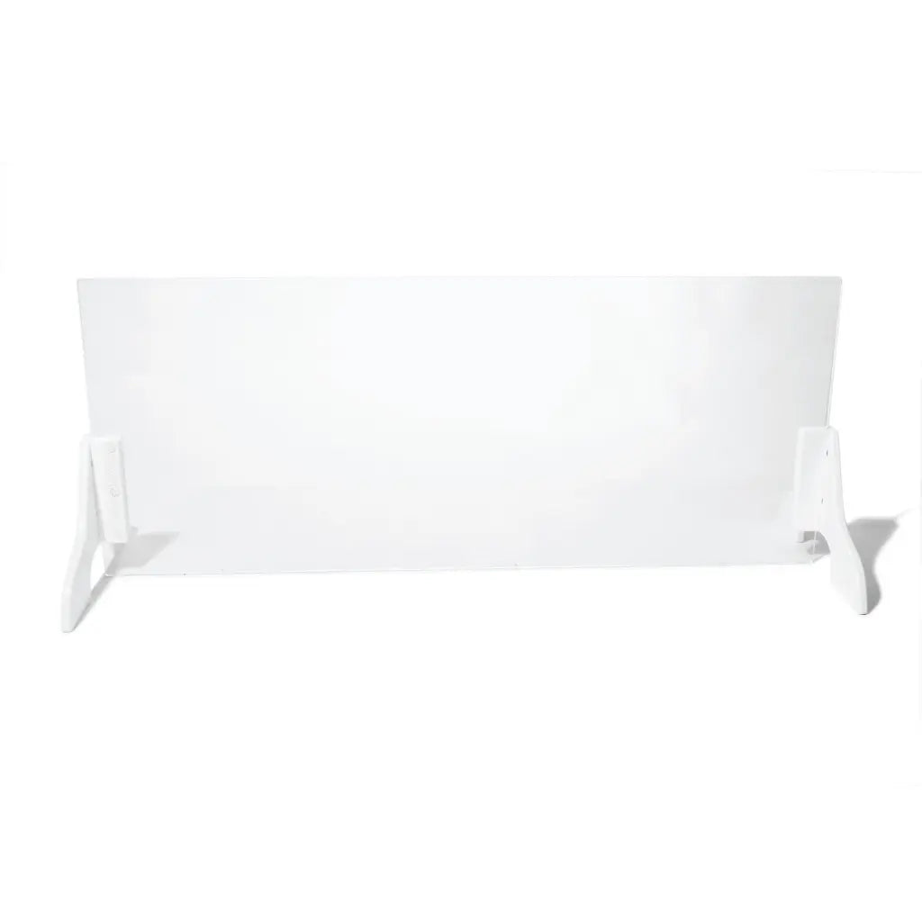 TrippNT 53408 Biohazard Shield - Clear Acrylic Panel Top View Showing 40-Inch Width Coverage