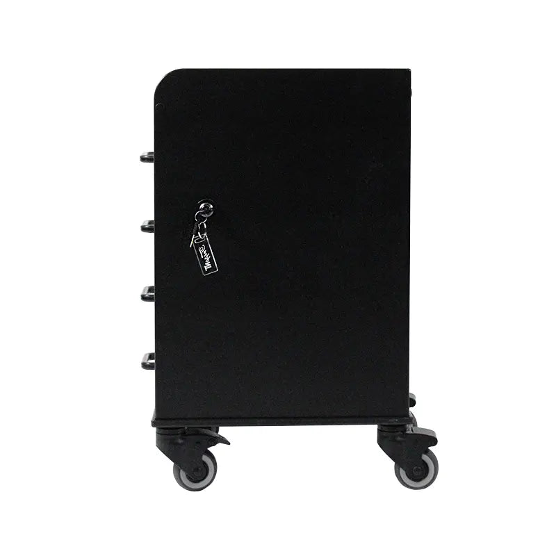 TrippNT 53426 Black Compact Cart Drawer Open Full Extension Detail