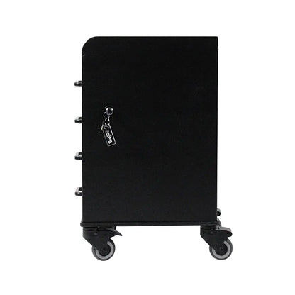 TrippNT 53426 Black Compact Cart Drawer Open Full Extension Detail