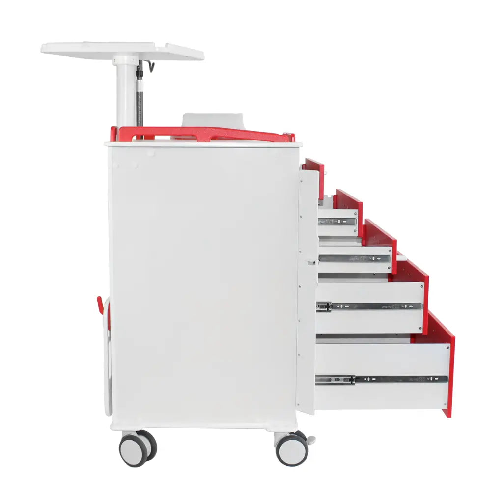 TrippNT 53503 Valor Crash Cart Cardiac Board Sharps Dispenser Detail