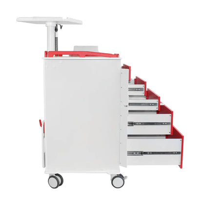 TrippNT 53503 Valor Crash Cart Cardiac Board Sharps Dispenser Detail