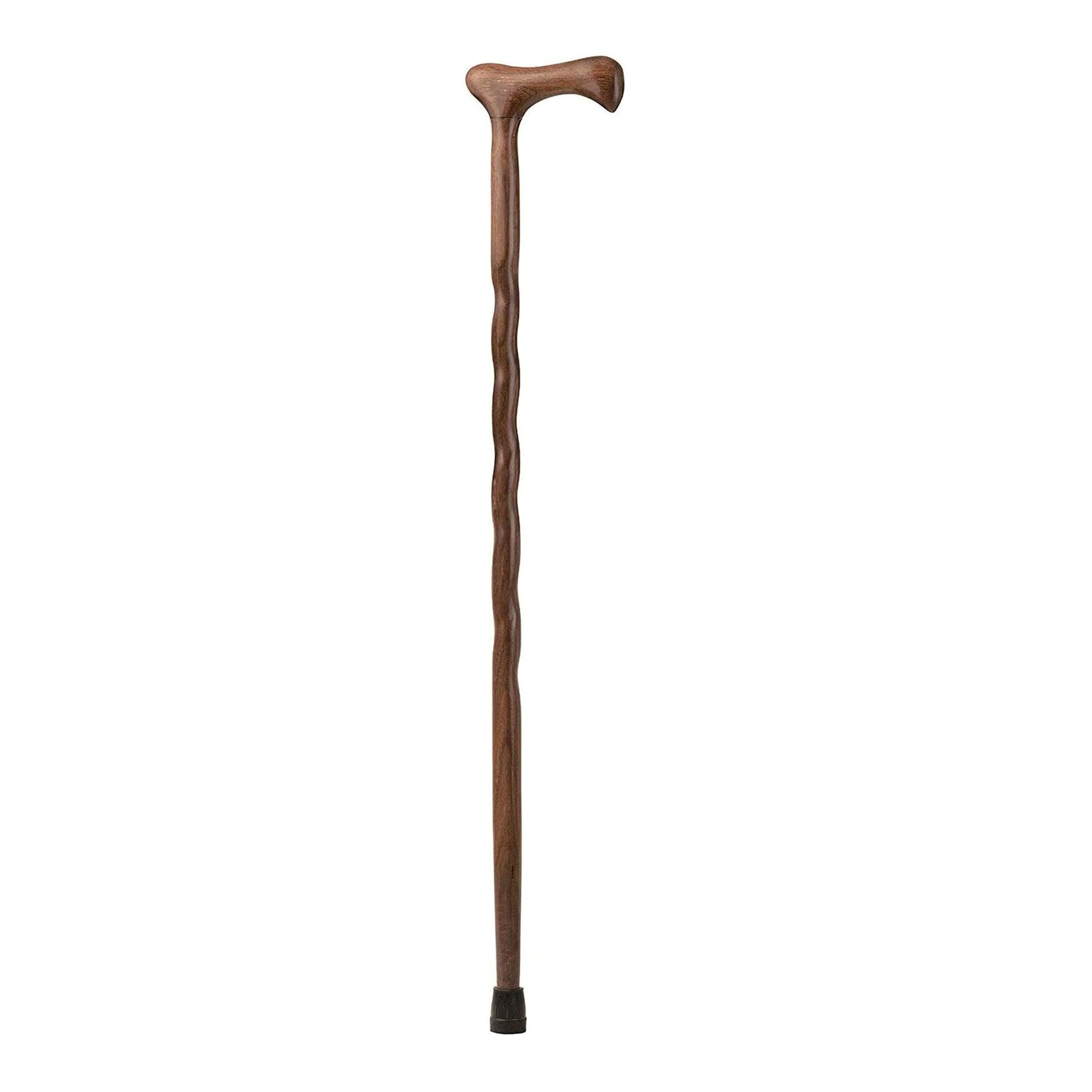 Brazos™ Twisted Walnut Cane with T-Handle, 37-Inch Height