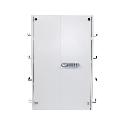 TrippNT 53920 Telemetry Cabinet Door Open 20 Compartments Cord Hooks