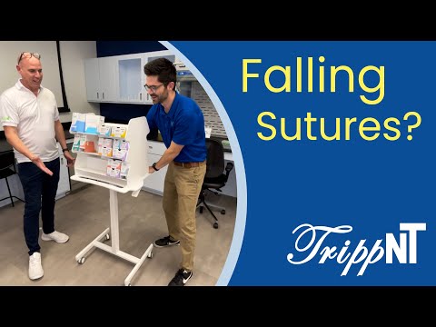 TrippNT 53944 — pneumatic lever close-up for tool-free height adjustment