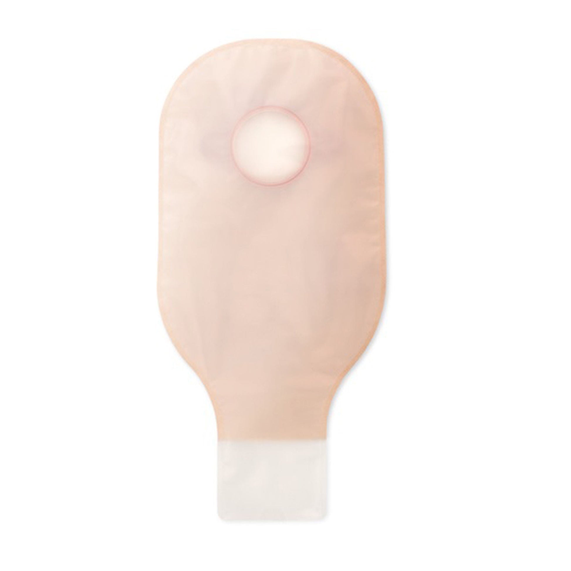New Image™ 2-Piece Transparent Colostomy Pouch, Pre-cut to Fit , Green Match