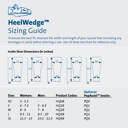 Darco® HeelWedge™ Post-Op Shoe, Large